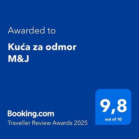 Вілла Kuca Za Odmor M&J Бенковаць Екстер'єр фото
